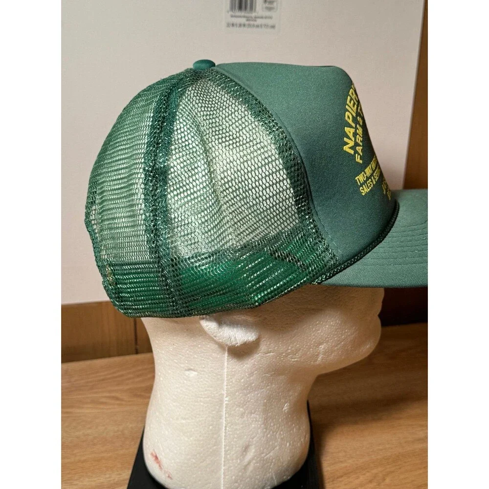 Vintage Napier’s Garage Farm Repair Jasonville Indiana Trucker Snapback‎ Hat